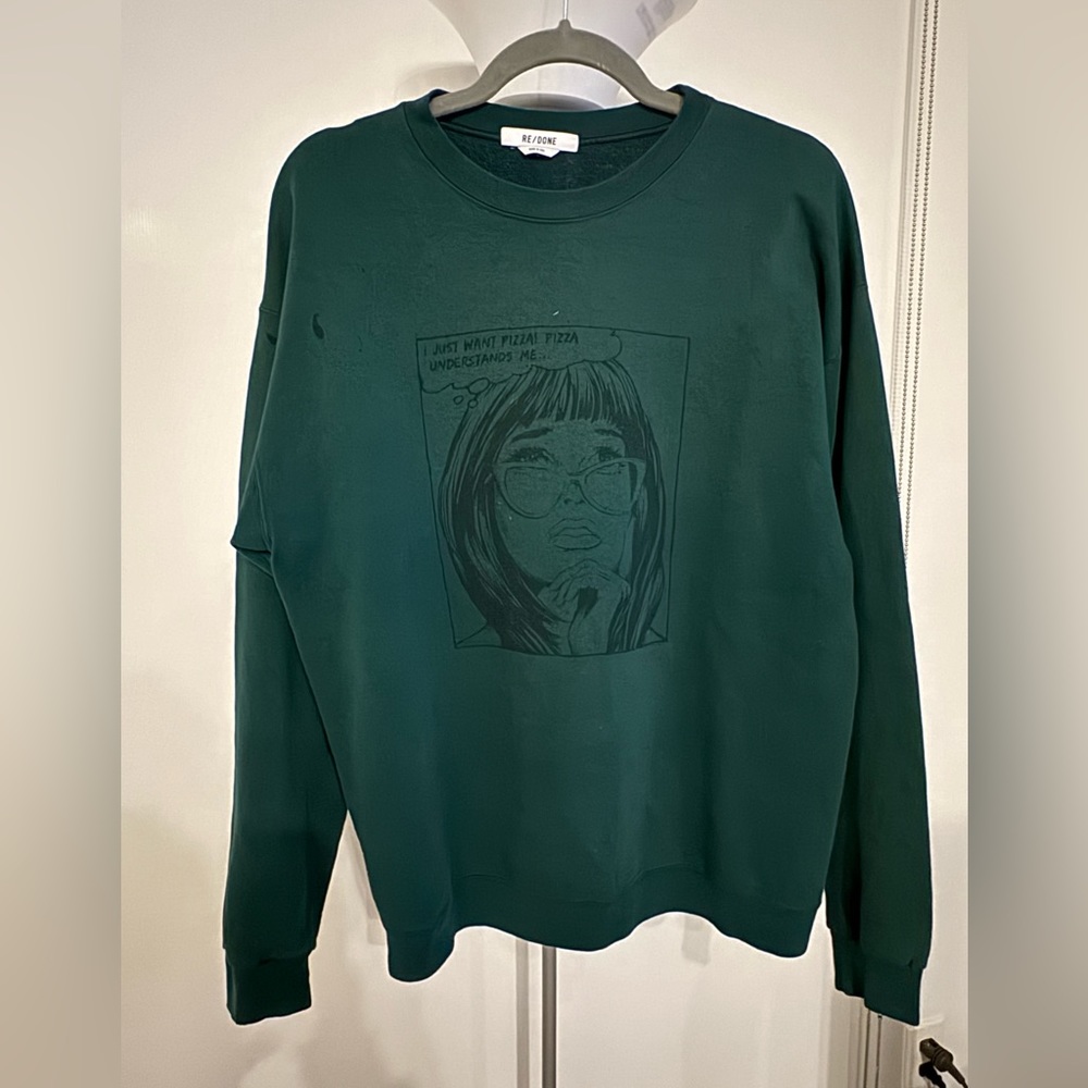 Redone crew neck